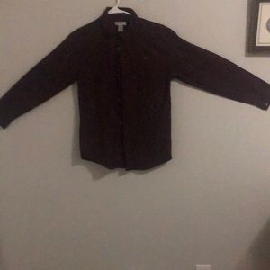 Burgundy Calvin Klein dress shirt